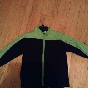Black and green jacket for kids