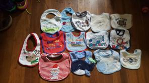 Velco /snap Baby boy bibs