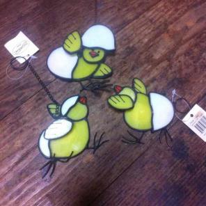 Three Chicks Decorative Set