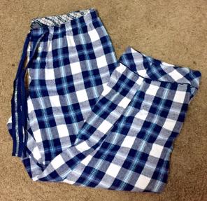 Blue Plaid PJ Pants