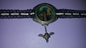 Steampunk flying fish choker
