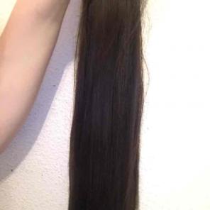 dark brown clip in hair extensions