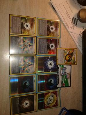 Reverse Holographic Pokemon Energy Cards