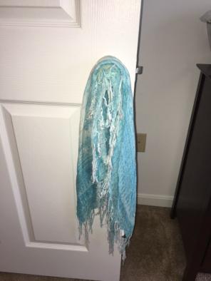 Sparkly Blue Scarf