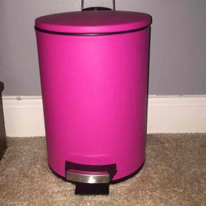 Pink Trashcan