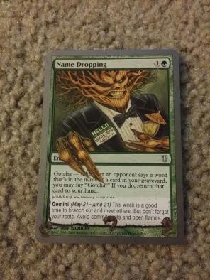 Unhinged Magic the Gathering Enchantment