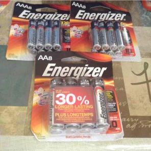 16 Triple A & 8 Double A Battery's
