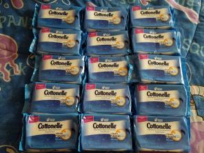 15 packs cottonelle wipes $27