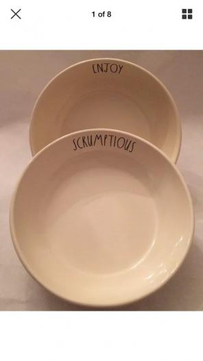 New Rae Dunn Pasta Bowl Set Of 2 Bowls#4