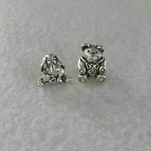 925 donkey/bear charm spacer
