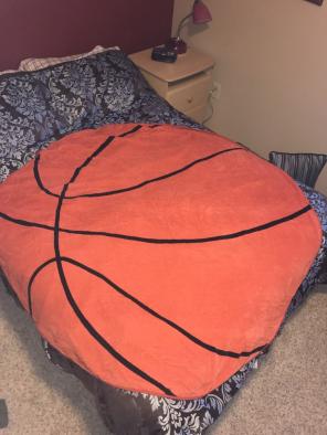Large Round Basketball Towel