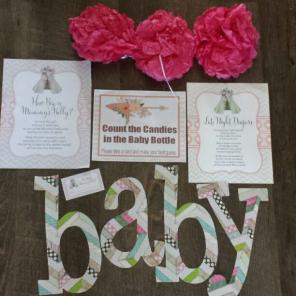 Boho baby shower