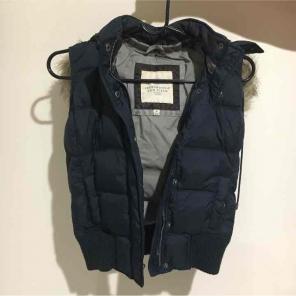 Abercrombie and Fitch Fur Hooded Vest