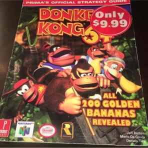 Donkey kong Nintendo 64 strategy guide