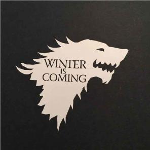 Game of thrones house stark decal