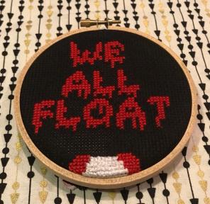 We All Float 4” Cross Stitch