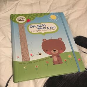 Baby Religious Memory Book Boy