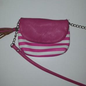 Jessica Simpson Pink Striped Purse