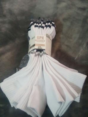 Steve Madden Socks 6 Pk NEW 10-13