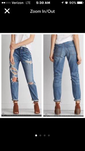 American Eagle Tomgirl Jeans Size 10