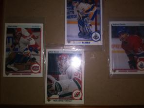 Hockey collector cards