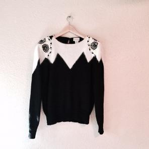 Vintage Nordstrom Angora Sequin Sweater