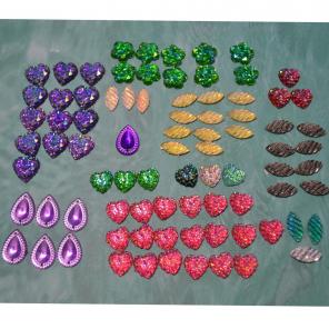 Colorful Sew On Cabochon Rhinestone Lot
