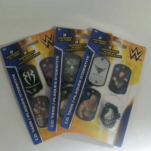WWE ID TAGS WRESTLING NECKLACE PACK