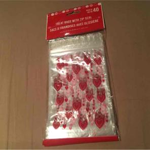 FREE SHIP 40 heart treat bags