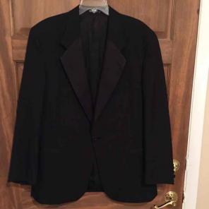 Perry Ellis black mens size 46L blazer