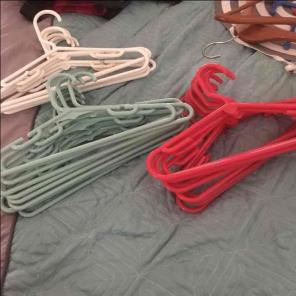 Assortment of kids hangers