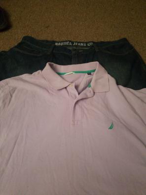 Nautica Jeans & Polo Shirt