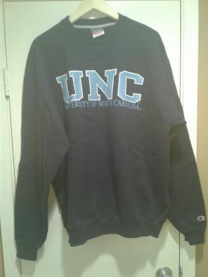 Champion crewneck North Carolina sz XL