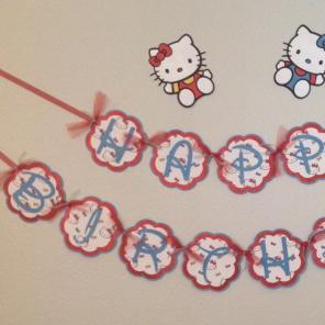 Sanrio. Hello Kitty Birthday Banner -New