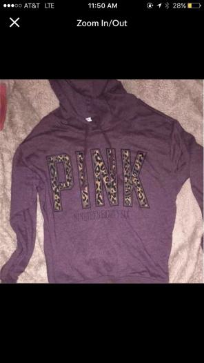 Rare Vs PINK Cheetah Hoodie