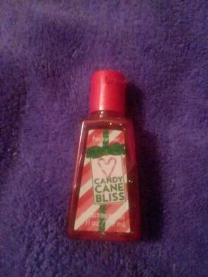 Candy Cane and Paris hand sanitizers