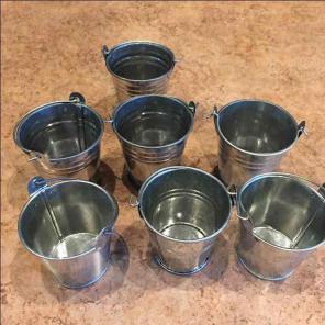 Cute Mini Metal Buckets