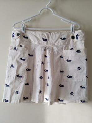 Skull and whale skirt