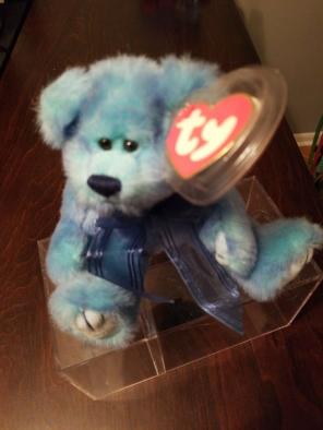 Vintage Error TY "Azure" Beanie Babie