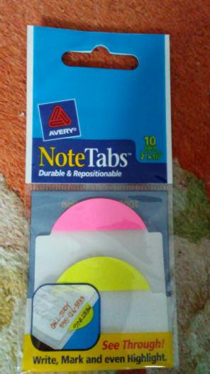 New in packaging Note Tabs and stick it