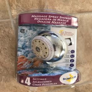 BrassCraft White Chrome Shower Head