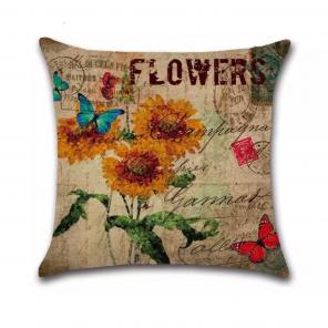 Vintage Look Throw Pillow, New, 18"x18"