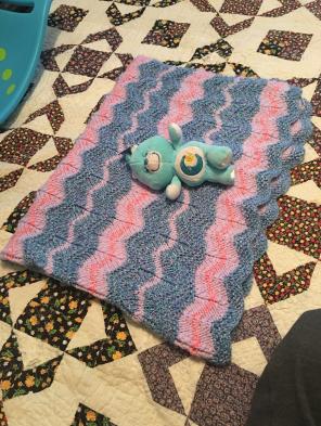 Hand Crocheted Baby Blanket