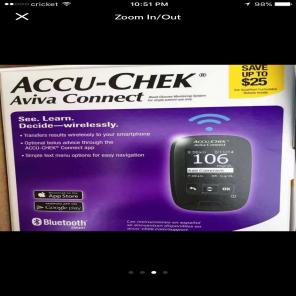 Diabetic Accu Chek Digital. New