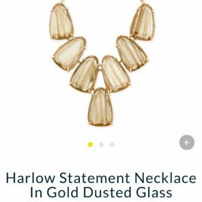Kendra Scott Rose Gold dusted harlow