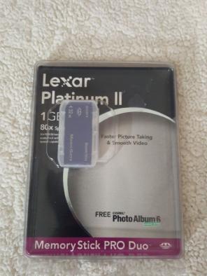 Brand new Lexar Platinum II memory stick
