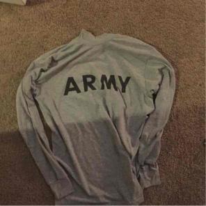 Army long sleeve turtle neck