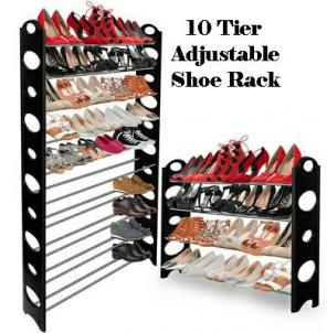 50 Pair Shoe Organizer Rack