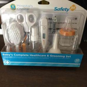 Baby grooming and healthcare set