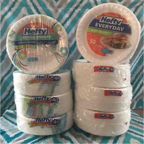 Hefty paper plate bundle